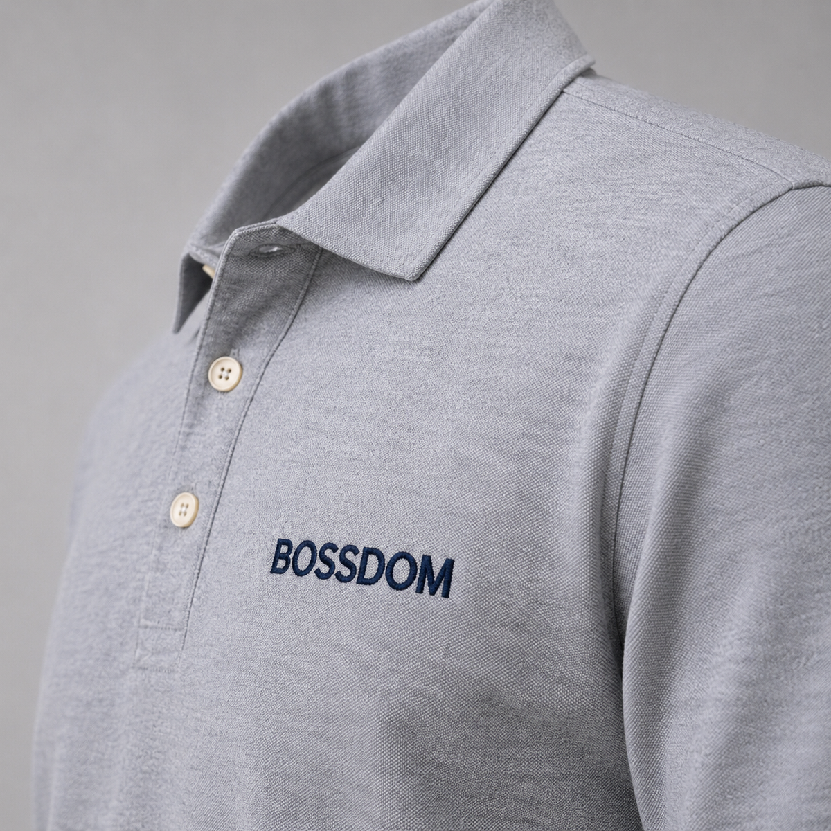 BOSSDOM - Customizable Polo Shirt (HONEYCOMB PIQUE)