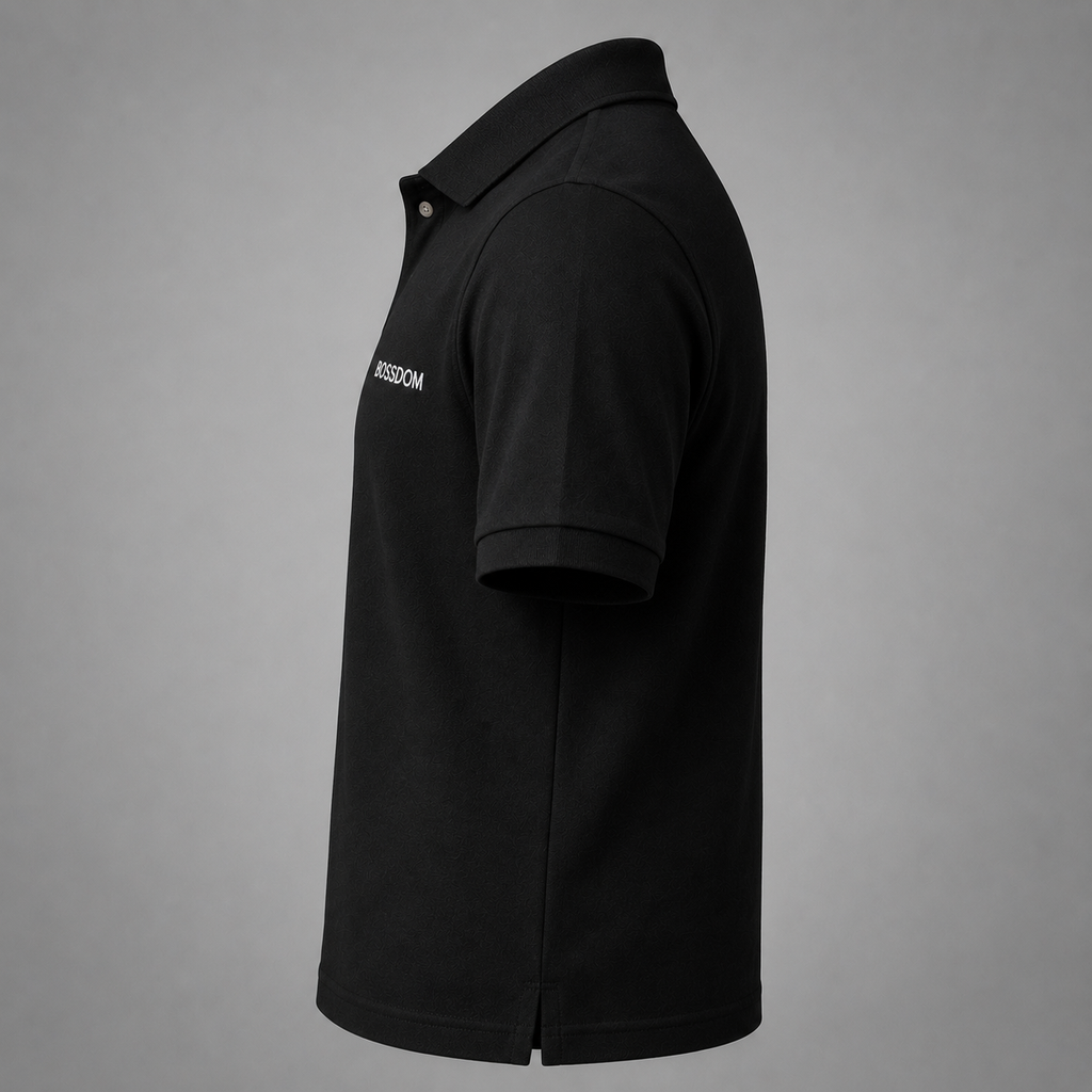 BOSSDOM - Customizable Polo Shirt (HONEYCOMB PIQUE)