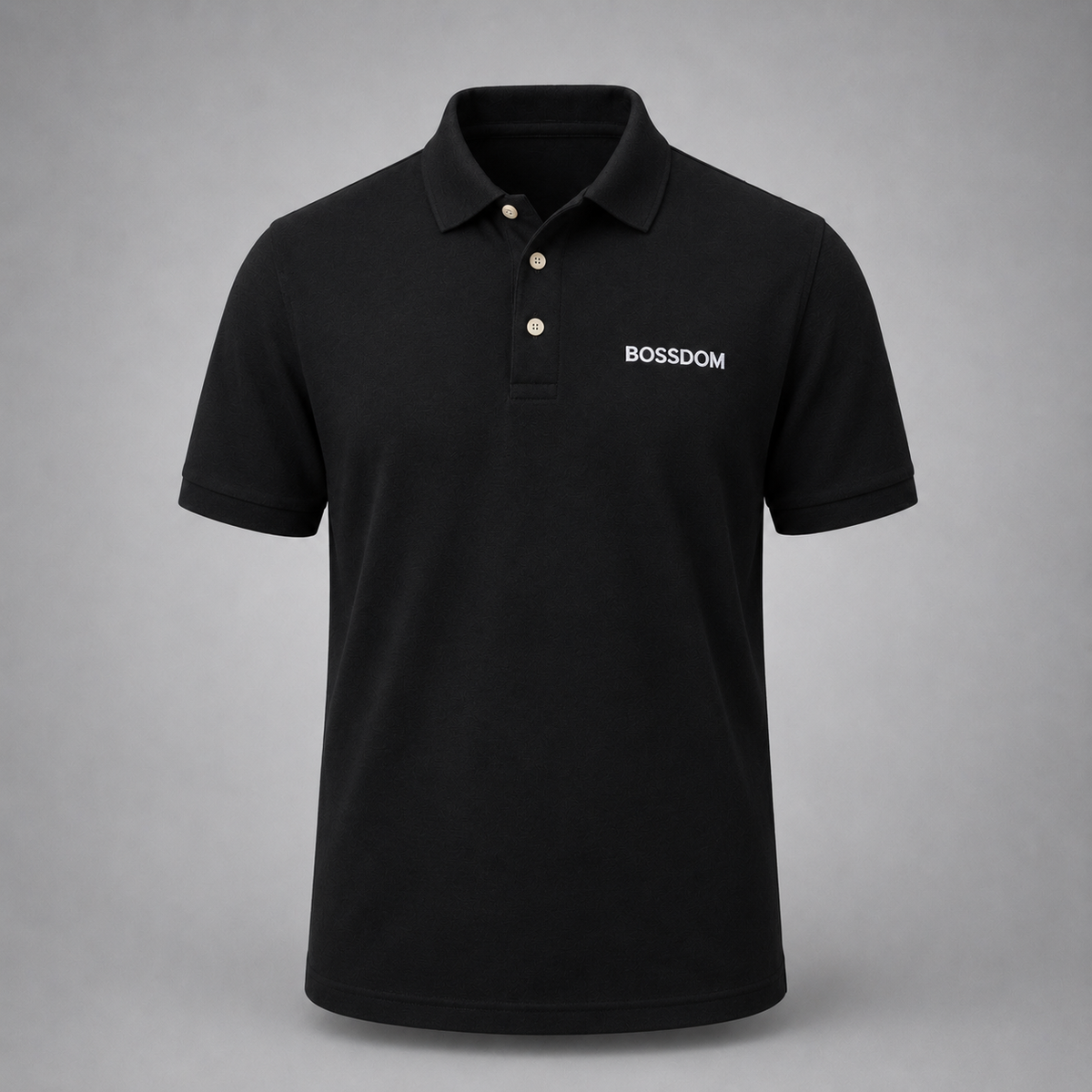 BOSSDOM - Customizable Polo Shirt (HONEYCOMB PIQUE)
