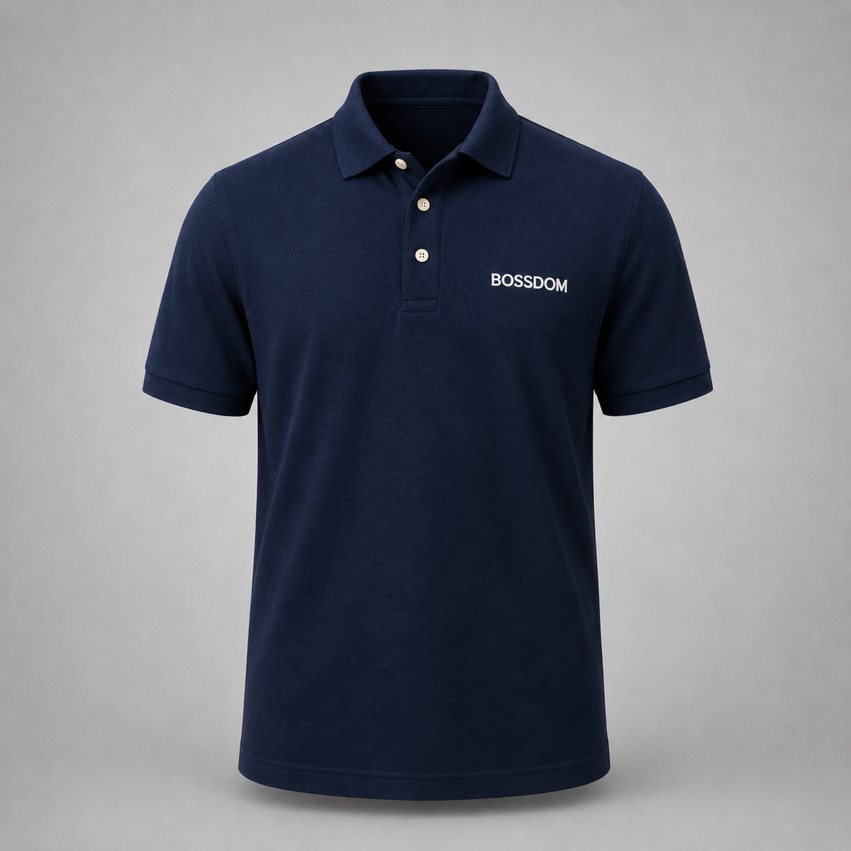 BOSSDOM - Customizable Polo Shirt (HONEYCOMB PIQUE)