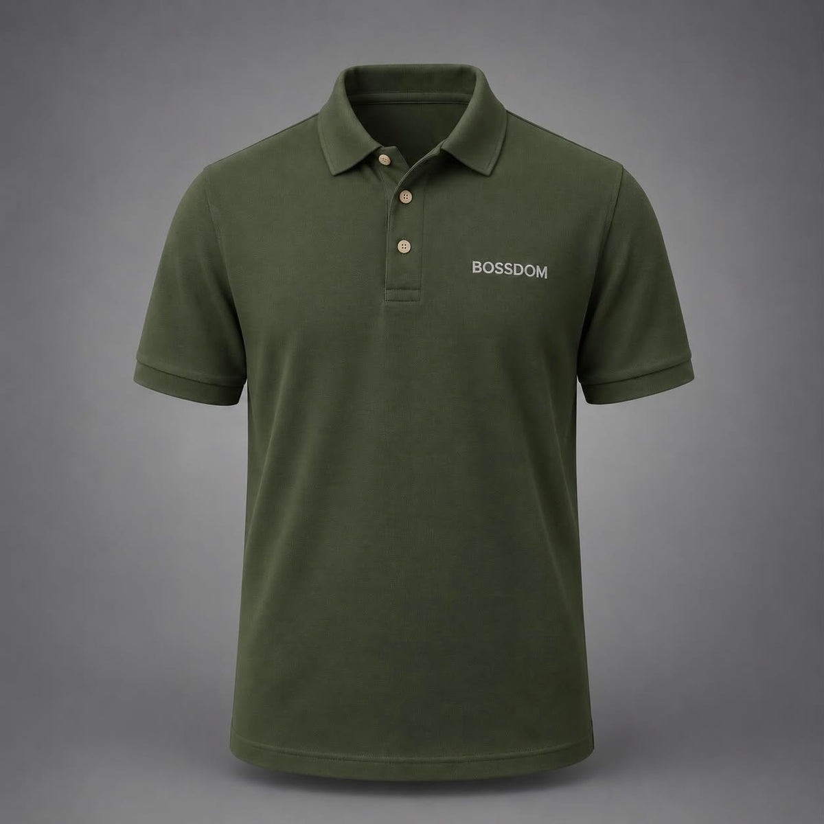 BOSSDOM - Customizable Polo Shirt (HONEYCOMB PIQUE)